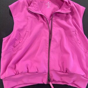 Women's Pink Sleeveless Jacket